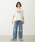 DOUBLE KNEE DISTRESSED DENIM PANTS