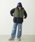 DOUBLE KNEE DISTRESSED DENIM PANTS