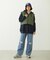DOUBLE KNEE DISTRESSED DENIM PANTS