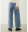 DOUBLE KNEE DISTRESSED DENIM PANTS