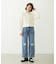DOUBLE KNEE DISTRESSED DENIM PANTS