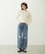 DOUBLE KNEE DISTRESSED DENIM PANTS