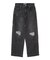 DOUBLE KNEE DISTRESSED DENIM PANTS