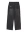 DOUBLE KNEE DISTRESSED DENIM PANTS