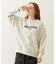 STENCIL LOGO WIDE CREW SWEAT TOP