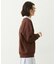 STENCIL LOGO WIDE CREW SWEAT TOP