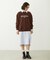 STENCIL LOGO WIDE CREW SWEAT TOP