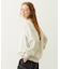 STENCIL LOGO WIDE CREW SWEAT TOP