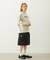STENCIL LOGO WIDE CREW SWEAT TOP