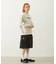 STENCIL LOGO WIDE CREW SWEAT TOP