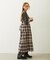 APRON TIERED DRESS