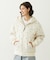 LOGO EMBROIDERED CORDUROY HOODED JACKET