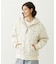 LOGO EMBROIDERED CORDUROY HOODED JACKET