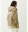 LOGO EMBROIDERED CORDUROY HOODED JACKET