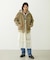 LOGO EMBROIDERED CORDUROY HOODED JACKET