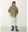 LOGO EMBROIDERED CORDUROY HOODED JACKET