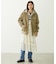 LOGO EMBROIDERED CORDUROY HOODED JACKET