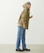 LOGO EMBROIDERED CORDUROY HOODED JACKET