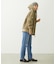 LOGO EMBROIDERED CORDUROY HOODED JACKET
