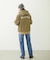 LOGO EMBROIDERED CORDUROY HOODED JACKET