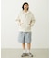 LOGO EMBROIDERED CORDUROY HOODED JACKET