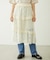 LACE FRILL DIRNDL SKIRT