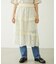 LACE FRILL DIRNDL SKIRT