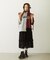 LACE FRILL DIRNDL SKIRT