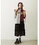 LACE FRILL DIRNDL SKIRT