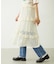 LACE FRILL DIRNDL SKIRT