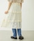 LACE FRILL DIRNDL SKIRT