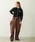 CHERRY OPEN KNIT CARDIGAN