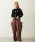 CHERRY OPEN KNIT CARDIGAN