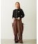 CHERRY OPEN KNIT CARDIGAN