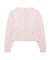 CHERRY OPEN KNIT CARDIGAN