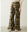 FRILL HEM CAMO PANTS