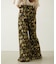 FRILL HEM CAMO PANTS