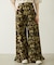 FRILL HEM CAMO PANTS