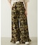 FRILL HEM CAMO PANTS