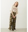 FRILL HEM CAMO PANTS