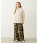 FRILL HEM CAMO PANTS