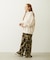 FRILL HEM CAMO PANTS
