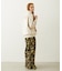 FRILL HEM CAMO PANTS