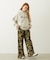 FRILL HEM CAMO PANTS
