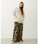 FRILL HEM CAMO PANTS