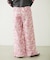 FRILL HEM CAMO PANTS