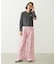FRILL HEM CAMO PANTS