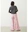 FRILL HEM CAMO PANTS