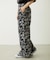 FRILL HEM CAMO PANTS