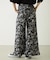 FRILL HEM CAMO PANTS